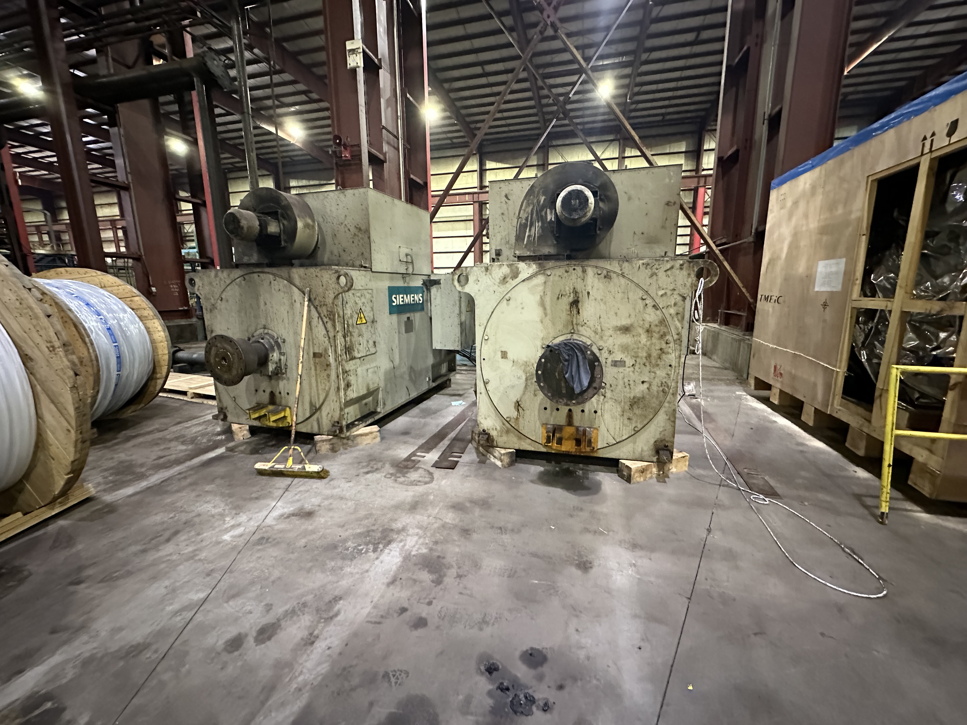 Motor upgrade in progress